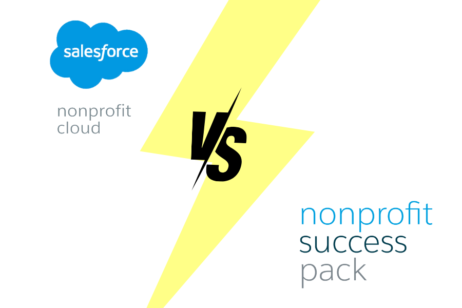 Salesforce Non-Profit Cloud vs. Non-Profit Success Pack: de verschillen